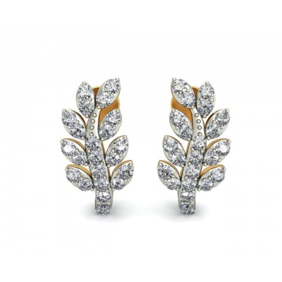 Sain Diamond Earring Half Balis in Gold